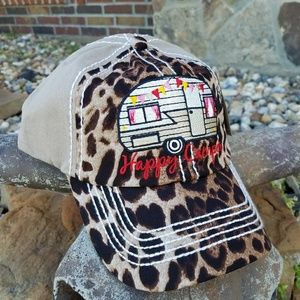 Tan Happy Camper Cap🤠